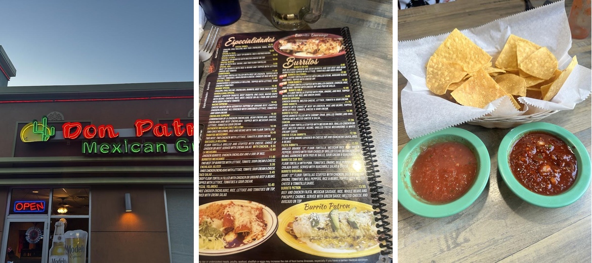 Don Patron Oakland Menu