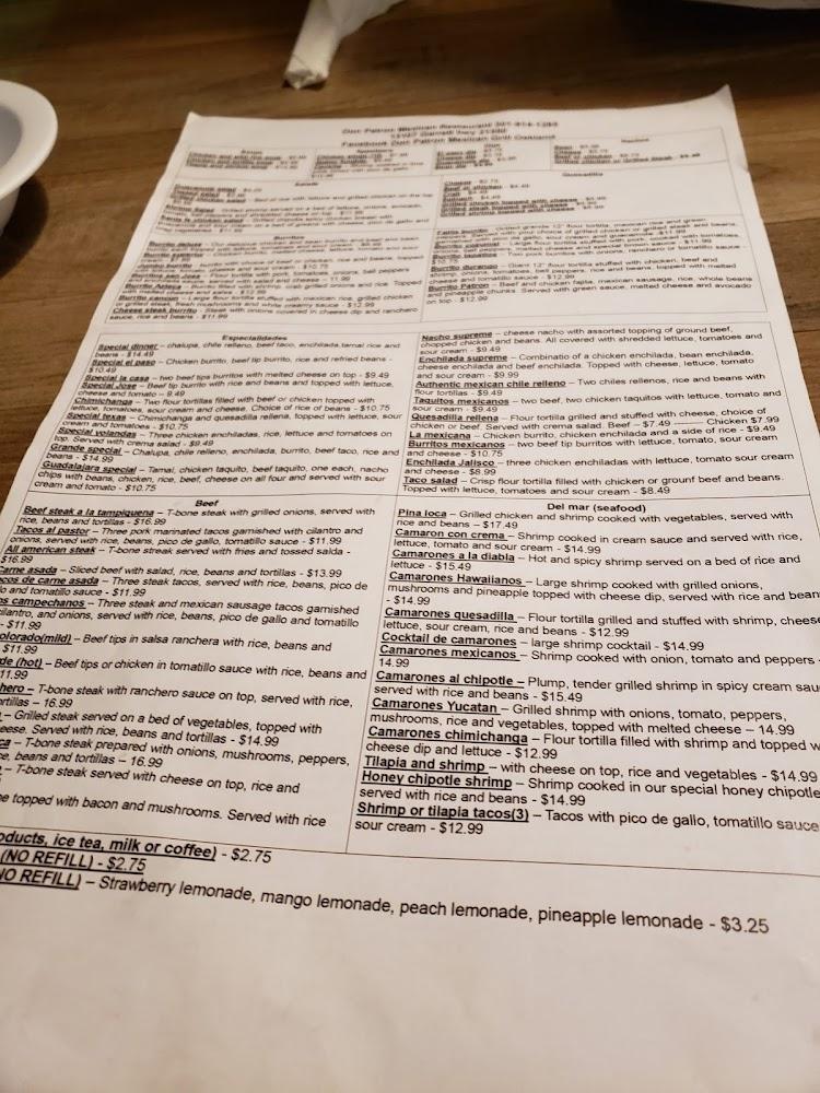 Don Patron Oakland Menu image 4